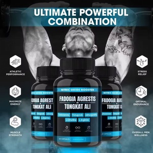 โรงงานขายส่งอาหารเสริมตองกัตอาลี อัชวาแคนธา ผสม ฟาโดเกีย อะเกรสติส เทอร์คสเตอโรน และเฟนูกรีก เพื่อเพิ่มพลังงานสำหรับผู้ชาย - Product Image 2