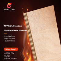 Contrachapado Ignífugo 4x8 Certificado ASTM E84 Clase E0, Paneles de Madera Resistentes al Fuego para Almacenes Modernos, Decoración de Muebles