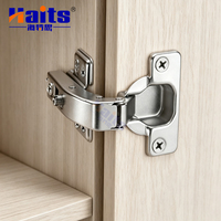 Charnière de meuble à clipser à 90 degrés avec fermeture amortie pour porte de placard