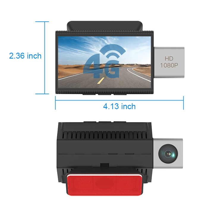 Specchietto Retrovisore DVR 4G Android 5.1 – 12 Pollici Full Touch – 4 Telecamere (Anteriore/Posteriore/Laterali) – GPS WiFi Bluetooth - 5