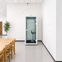 Cabine de travail acoustique moderne et portable, salle de réunion silencieuse, cabine insonorisée pour bureau, cabine téléphonique privée mobile