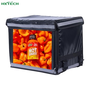 HXTECH P3.1mm <span class=keywords><strong>LED</strong></span>-<span class=keywords><strong>Display</strong></span> Food Delivery Bag Bildschirm Werbe taschen für Biker - Product Image 2