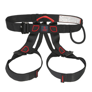 Arnés de Rapel Tupa Ajustable Negro para Escalada en Roca y Montañismo, Cinturón de Seguridad - Product Image 1