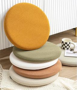 Coussin <span class=keywords><strong>de</strong></span> chaise <span class=keywords><strong>rond</strong></span> en mousse à mémoire <span class=keywords><strong>de</strong></span> forme <span class=keywords><strong>de</strong></span> haute qualité en polaire avec <span class=keywords><strong>tabouret</strong></span> <span class=keywords><strong>de</strong></span> bar antidérapant - Product Image 2