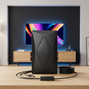 Antena Interior HD <span class=keywords><strong>TV</strong></span> Inteligente de Largo Alcance y Alta Calidad 470-860mhz VHF UHF - Product Image 3