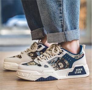 Scarpe da uomo traspiranti dal design casual, scarpe sportive da ragazzo con suola spessa per aumentare l'altezza - Product Image 5