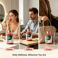 Gummies SYC BIO sans sucre pour la gestion du poids, 60 unités, avec mélatonine et L-théanine, complément alimentaire pour le sommeil, format portable