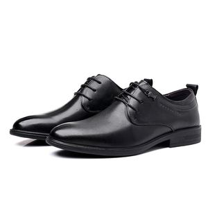Bottines en cuir artificiel pour hommes, bout rond, fermeture éclair, chaussures de mode rétro de marque - Product Image 3