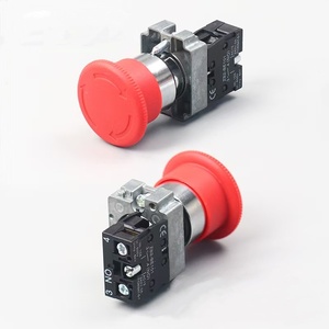 Mini interruptor de botón pulsador de metal de 220V/24V, nivel IP65, parada de emergencia, botones de interruptor eléctrico momentáneo de encendido/apagado, 10A máx. - Product Image 3