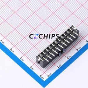 HC-MX3.0-2*11ALT-05 Wire-to-Board Pin Header SMD,P=3mm Connector 2x11P 3mm Vertical Mount Micro-Fit (MX 3.0) - Product Image 2