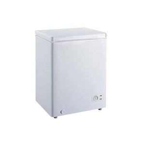 100L <b>Small</b> Size Single Glass Door <b>Chest</b> Freezer With Led Light Optional <b>Small</b> Freezer - Product Image 2