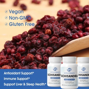 OEM ODM Venda Quente Suplementos Herbal Schisandra Chinensis Extract Berry Cápsulas - Product Image 3
