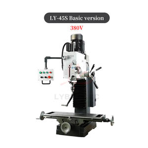 Machine de perçage, de fraisage et de taraudage multifonctionnelle LY-45S Dotée d'une échelle optique à 3 axes Alimentation automatique et base 220V 380V - Product Image 3