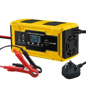 Groothandel Hoge Kwaliteit Auto 12V 7a 8a 10a 12a 15a 20a Lcd-Display Slimme Acculader