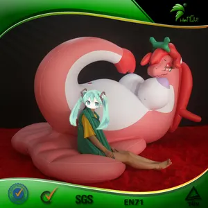 Inflatable Custom Sexy Strawberry Dragon Sex Anime xxx Goodra Plush Laying On Inflatable Toy Animal sph