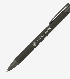 Stylos promotionnels personnalisés de qualité supérieure avec logo imprimé, toucher doux, monochrome, cadeaux, fournitures de papeterie de bureau - Product Image 3