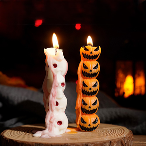 <span class=keywords><strong>Candele</strong></span> Ecologiche di Soia per <span class=keywords><strong>Halloween</strong></span>, Lunga Durata, Fatte a Mano, per Decorazioni Domestiche e Forniture per Feste a Tema <span class=keywords><strong>Halloween</strong></span> - Product Image 2