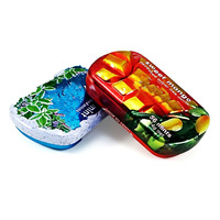 Estuche Metálico Deslizante Pequeño y Mini de Diseño Único 2026 para Pastillas, Bálsamo Labial, Perfume Sólido, Caramelos, Menta, con Tapa Deslizante