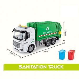 Cross-border di plastica frizione <span class=keywords><strong>camion</strong></span> della spazzatura giocattoli per bambini inerzia secchio di smistamento servizi igienico-sanitari ingegneria giocattoli per auto - Product Image 4