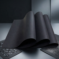 Papier cartonné noir non couché 250g/m² 300g/m² 350g/m² 400g/m² – Feuilles de carton mat lisse de qualité supérieure pour boîtes cadeaux de luxe et étiquettes suspendues