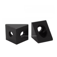 Komponen Aluminium Berkualitas Tinggi Braket Sudut 90 Derajat 2020 Konektor Sudut Aluminium untuk V-slot Openbuilds Printer 3D