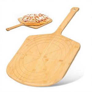 Planche à découper portable en bambou pour pizza, plateau à pizza domestique, modèle 823, cadeau d'affaires, approvisionnement direct usine USA Mairun - Product Image 1