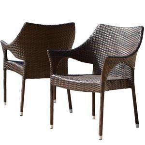 Chaise en rotin durable pour l'extérieur, chaise en rotin en plastique pour le jardin - Product Image 1