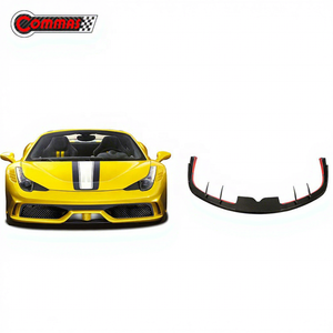 Good Quality Carbon Fiber Upgrade to Commas Style <b>Car</b> Auto Parts <b>Car</b> Front <b>Diffuser</b> Lip <b>for</b> Ferrari 458 - Product Image 1