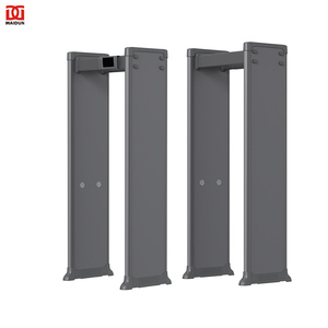 Metal Detector ad Alta Prestazione con 63 Zone per Porte di Sicurezza, Scanner Corporeo per Aeroporti, Durevole, Colore Oro - Product Image 6