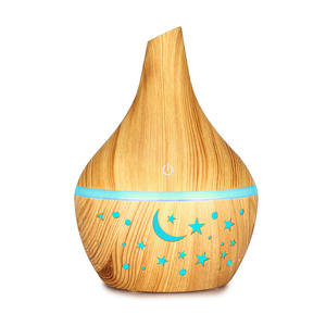 Humidificador Starry Moon de 300 ml con Acabado de Madera, Difusor de Aroma USB, Luz LED, Portátil para Hogar y Escritorio - Product Image 2