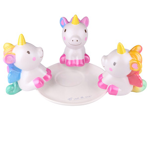 Pu Foam Sitting Unicorn Slow <b>Rebound</b> Toy For Kids 2 4 Years Unisex Fidget Toy - Product Image 5
