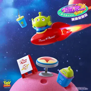 52TOYS <span class=keywords><strong>Toy</strong></span> <span class=keywords><strong>Story</strong></span> <span class=keywords><strong>Aliens</strong></span>' Pizza Planet Figurines en PVC Boîte Mystère 12+ Jouets Tendance Ornements Cadeaux - Product Image 2