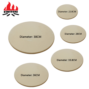 <span class=keywords><strong>Pierre</strong></span> à pizza ronde <span class=keywords><strong>en</strong></span> céramique KIMSTONE <span class=keywords><strong>pour</strong></span> <span class=keywords><strong>barbecue</strong></span> au charbon de bois de 13 pouces, résistante aux hautes températures, <span class=keywords><strong>pour</strong></span> cuisine extérieure et camping - Product Image 5