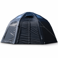 Carpa de Camping Inflable Moderna y Lujosa con Ventanas de Malla y Viga de Aire, Impermeable y con Gran Espacio para Eventos al Aire Libre
