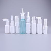 JIEMAO 35ml Spray buccal, nasal et pour la gorge, flacon vide en plastique HDPE, personnalisable, avec longue buse, impression sérigraphique, pompe, fabriqué en Chine