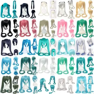 15 Stile für Mädchen Frauen Cartoon Nette Sakura Miku Cosplay Anime Perücken Hoch temperatur Faser Halloween Perücke