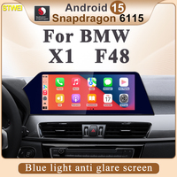 STWEI Android 15 Nuevo Pantalla Antideslumbrante con Luz Azul, 8 Núcleos, 4G Inalámbrico, CarPlay AUTO Multimedia para BMW X1 F48