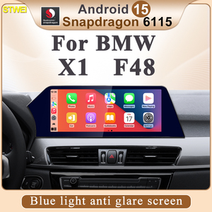 หน้าจอ STWEI Android 15 รุ่นใหม่ ป้องกันแสงสีฟ้า ลดแสงสะท้อน เหมาะสำหรับ BMW X1 F48 NBT EVO รองรับ Wireless CarPlay ระบบมัลติมีเดียในรถยนต์ - Product Image 2