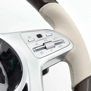 Volante de Madera Marrón Personalizado para Mercedes Benz <span class=keywords><strong>Maybach</strong></span> Clase <span class=keywords><strong>S</strong></span> S480 4matic S560 - Product Image 6