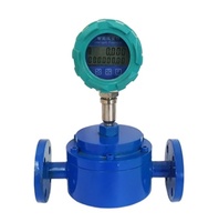 Medidor de Flujo de Aceite Hidráulico de Engranajes Ovalados de Acero Fundido Digital de 1/2'' 4-20mA RS485 para Aceite de Alta Viscosidad