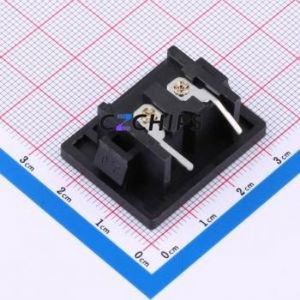 RT-C08-N20-BO AC Power Connector Through hole Component (THT) Connector IEC 320-C8 1 2 Right Angle Insert - Product Image 2
