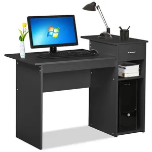 Furnitur kantor rumah untuk kerja meja komputer bergerak modern