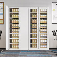 Armoire de classement de bureau en acier épaissi, ignifuge, antivol, design moderne, avec serrure pour archives comptables et financiers, usage domestique