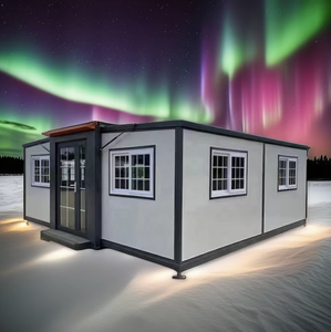 20ft 40ft Australia EE. UU. Estructura de acero prefabricada estándar Uso de oficina Diseño europeo Precio bajo Casa contenedor expandible - Product Image 1