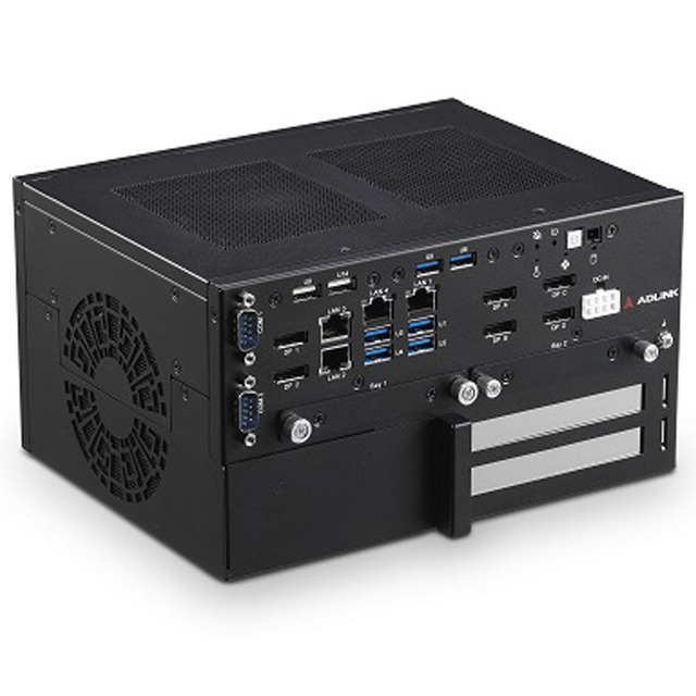 ADlink DLAP-3200-CF Embedded System Supporting EGX-MXM-P1000/P2000/ T1000/RTX3000/RTX5000 Chipset Q370 DC-in 12V 2xPCIeGen3x4