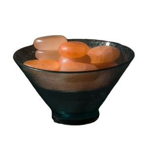 Outil de massage en sel de l'Himalaya rond, dernière pierre de bien-être 2025, traitements professionnels de spa à domicile - Product Image 1