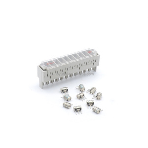 Mô-đun ABS 10 cặp với bộ bảo vệ chống sét Krone LSA 3 cực, hộp chứa không có cầu chì, linh kiện viễn thông - Product Image 1