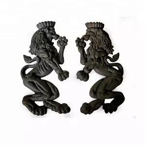 Décoration animale ornementale Cheval Aigle Grue Lézard Accessoires Fabricant Fonte de fer Lion Dragon <span class=keywords><strong>Papillon</strong></span> Métal noir - Product Image 1