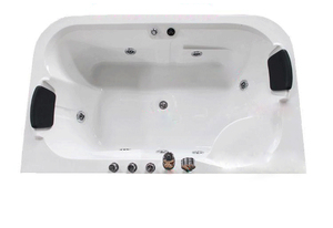 Baignoires Jacuzzi pour 2 Personnes FACING-TO-FACING, Hydromassage Intégré de Haute Qualité, Baignoires à Bulles pour Couples, Baignoires de Trempage WASOM - Product Image 4