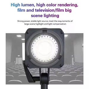 ZSYB Lumière vidéo photographique <span class=keywords><strong>LED</strong></span> COB de studio à haute luminosité, à intensité variable, avec télécommande - Product Image 4
